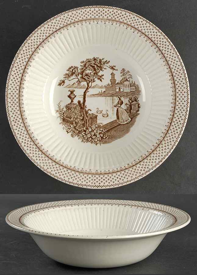Dubarry 9" Round Vegetable Bowl by Adams China-1