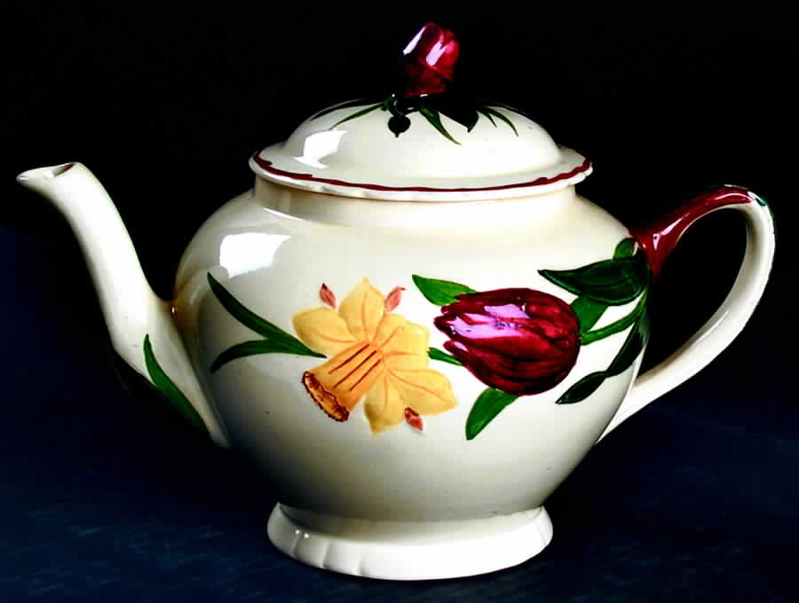 Dutch Garden Teapot & Lid by Adams China-1