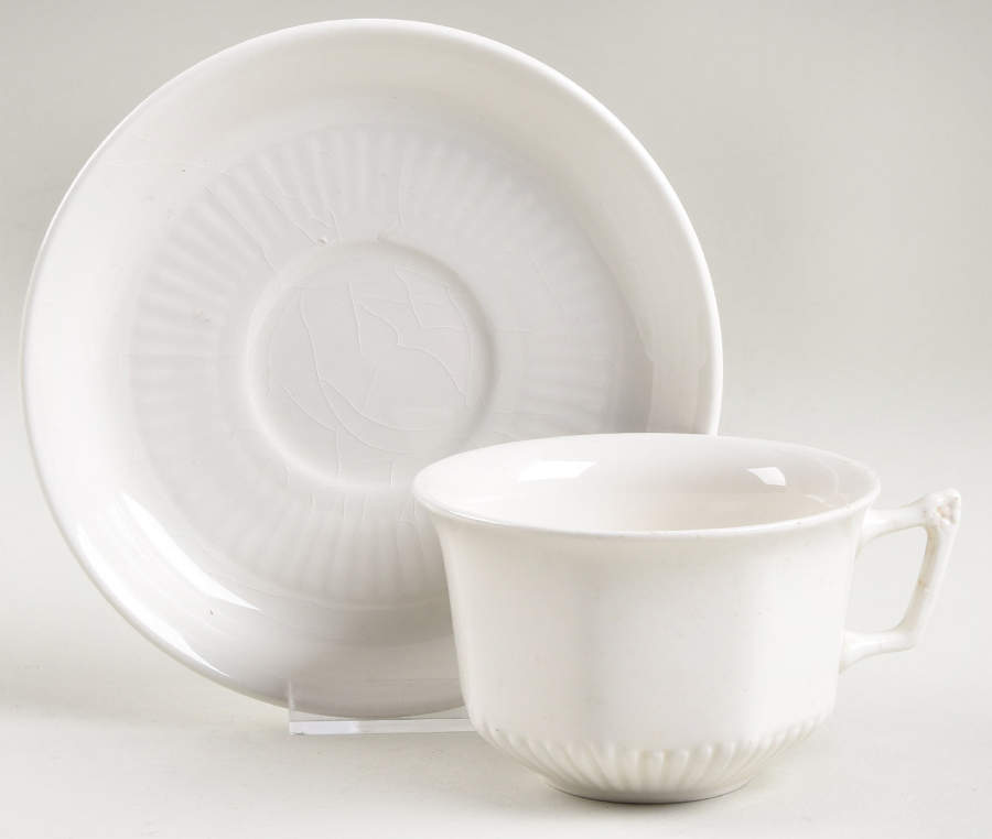 Empress Flat Cup & Saucer Set by Adams China-1