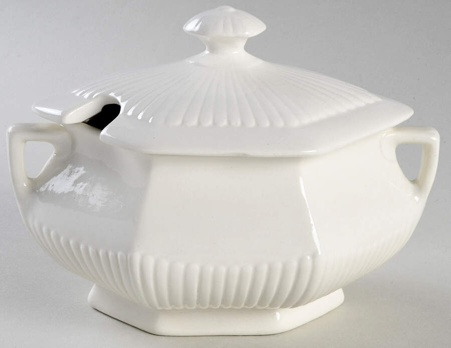 Empress Sauce Boat & Lid by Adams China-1