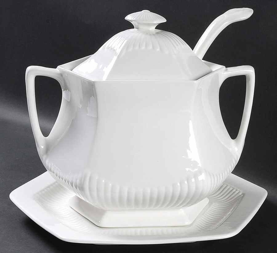 Empress Tureen & Lid w/Ladle & Underplate by Adams China-1