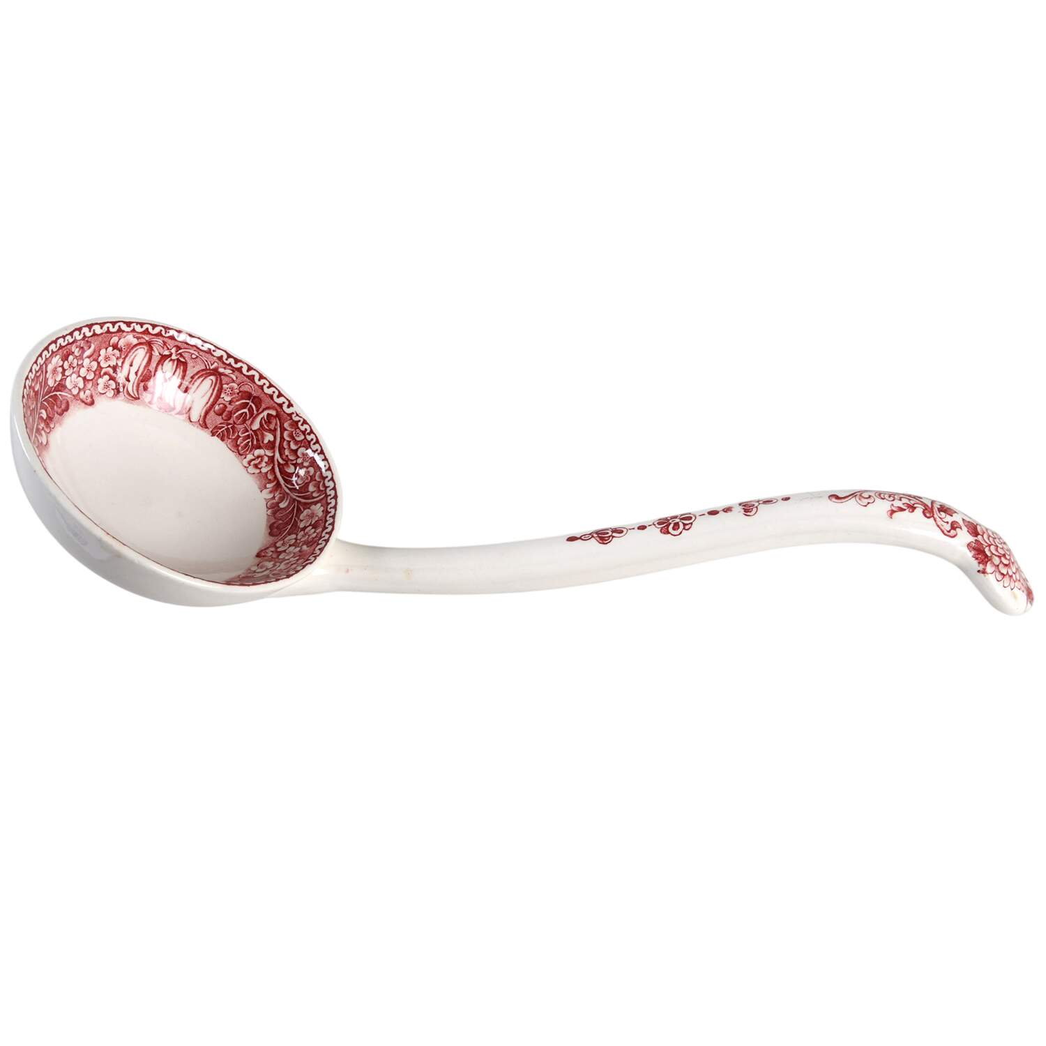 English Countryside Pink Tureen Ladle by Adams China-1