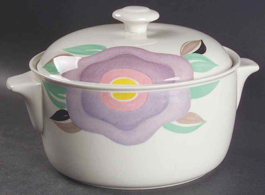 Florida 2 Qt Round Covered Casserole by Adams China-1