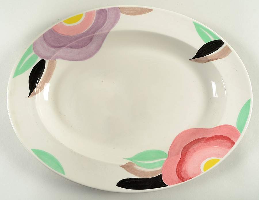 Florida 13" Oval Serving Platter by Adams China-1