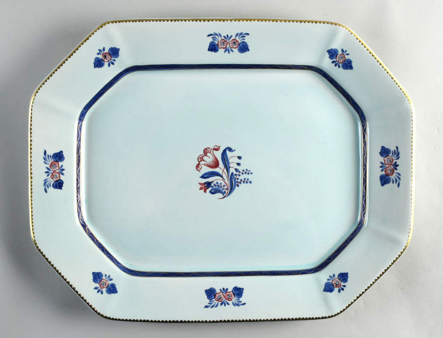 Georgian 17" Oval Serving Platter by Adams China-1