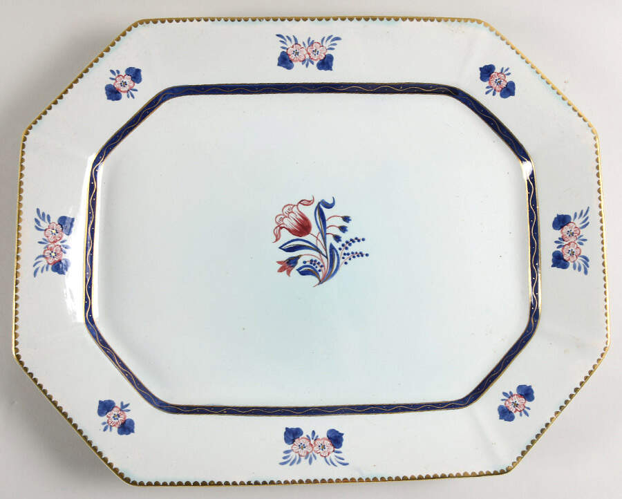 Georgian 15" Oval Serving Platter by Adams China-1
