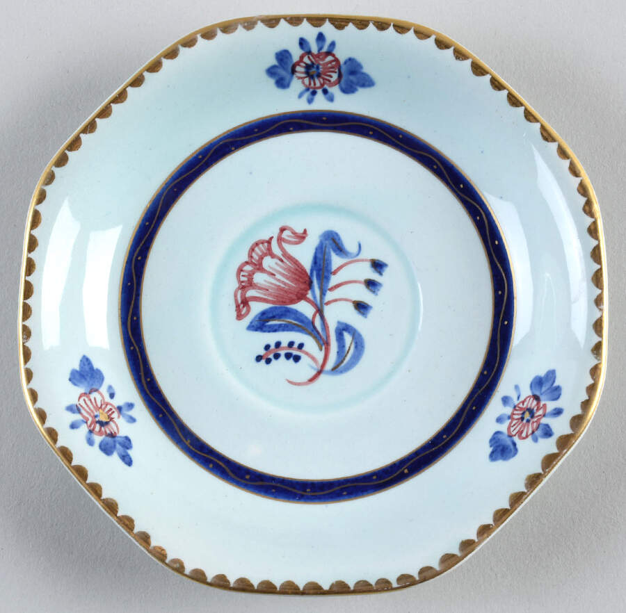 Georgian Saucer for Flat Cup by Adams China-1