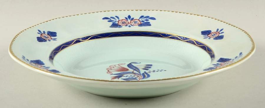 Georgian Large Rim Soup Bowl by Adams China-1
