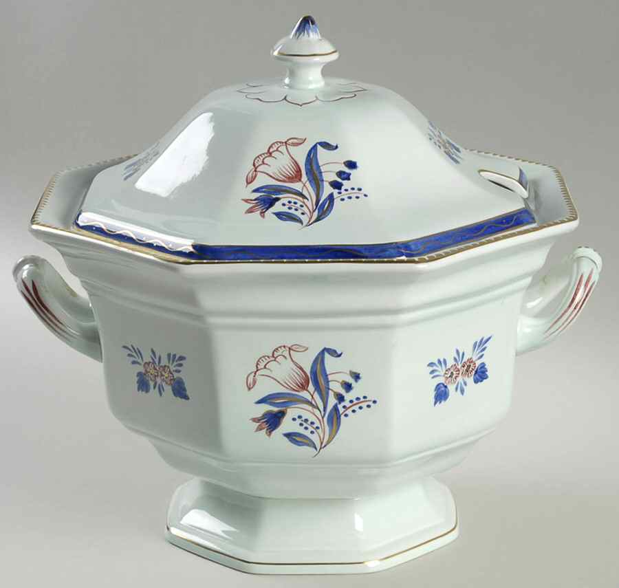 Georgian Tureen &  Lid by Adams China-1