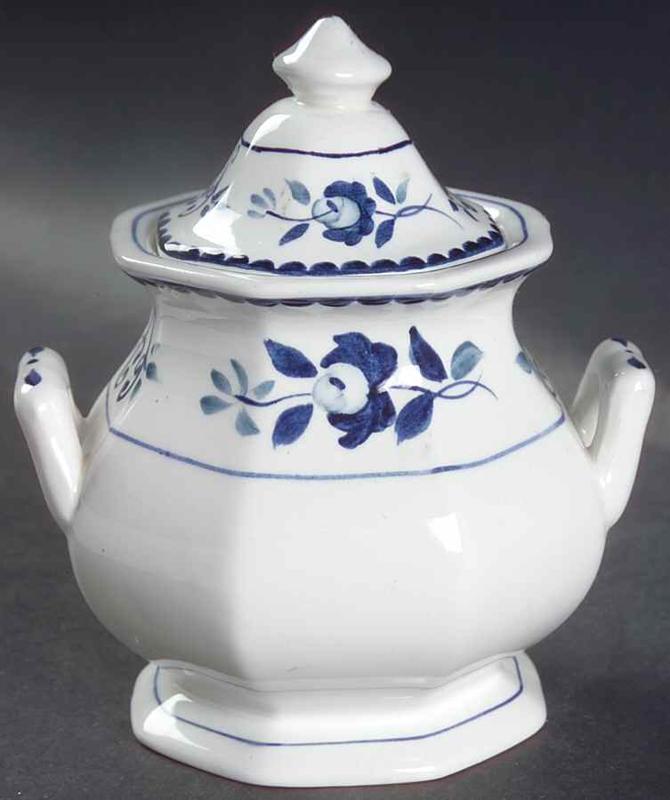 Gloucester Sugar Bowl & Lid by Adams China-1