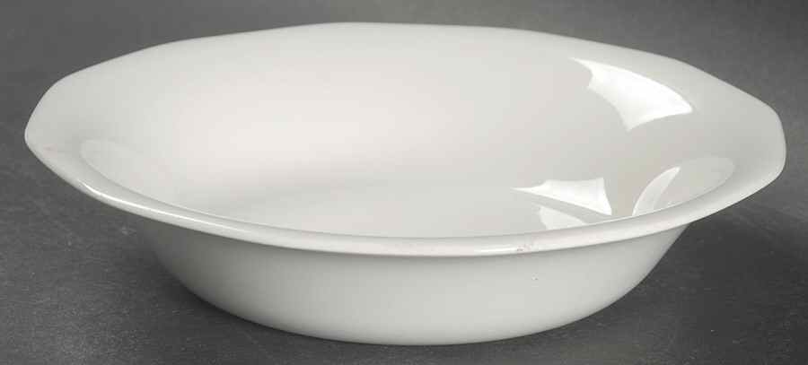 Hexagon White Fruit/Dessert (Sauce) Bowl by Adams China-1