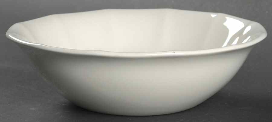Hexagon White Coupe Cereal Bowl by Adams China-1