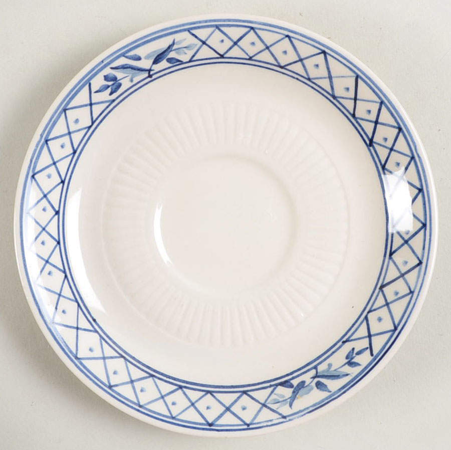 Hollandia Blue Saucer for Demitasse Cup by Adams China-1