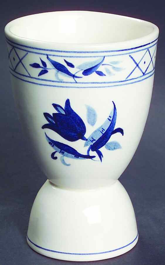Hollandia Blue Double Egg Cup by Adams China-1