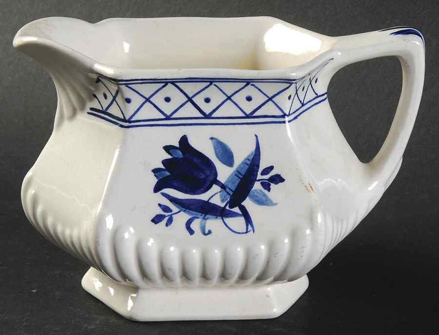 Hollandia Blue Creamer by Adams China-1