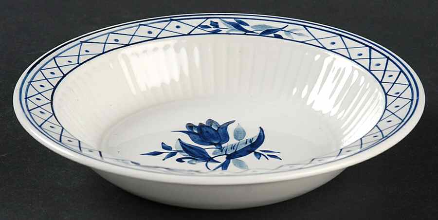 Hollandia Blue Rim Fruit/Dessert (Sauce) Bowl by Adams China-1