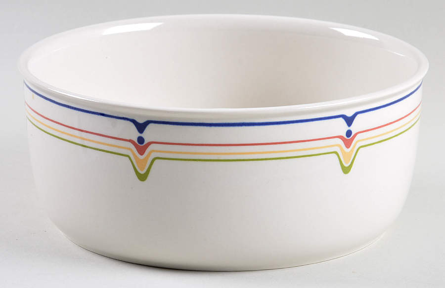 Jazz 7" Round Vegetable Bowl by Adams China-1