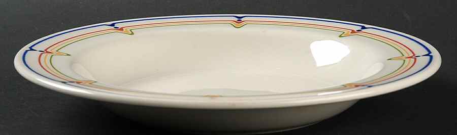 Jazz Rim Soup Bowl by Adams China-1