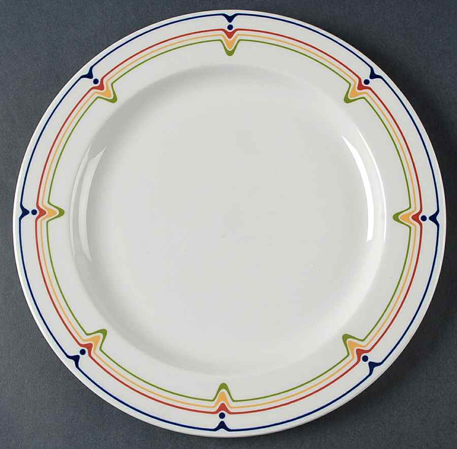 Jazz Luncheon Plate by Adams China-1