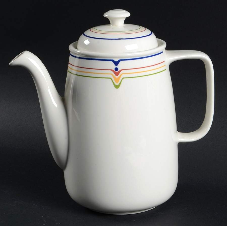 Jazz Coffee Pot & Lid by Adams China-1