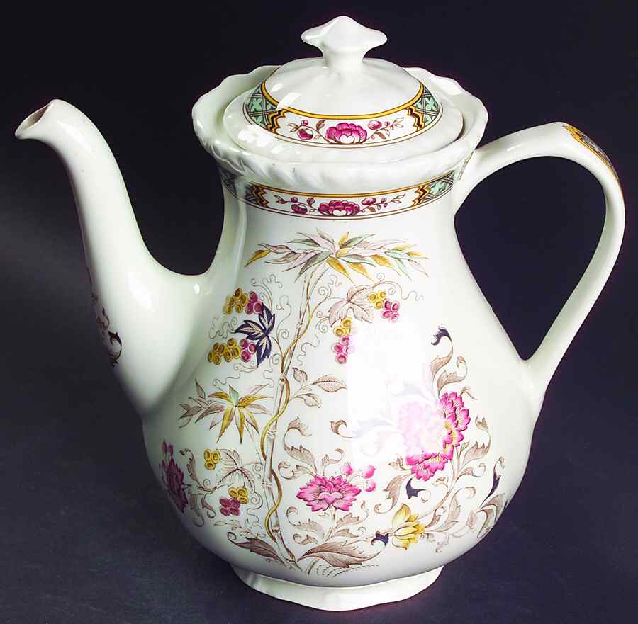 Jeddo Coffee Pot & Lid by Adams China-1