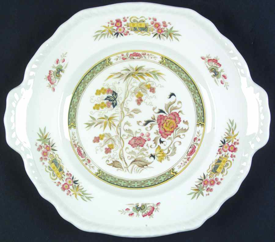 Jeddo Handled Cake Plate by Adams China-1