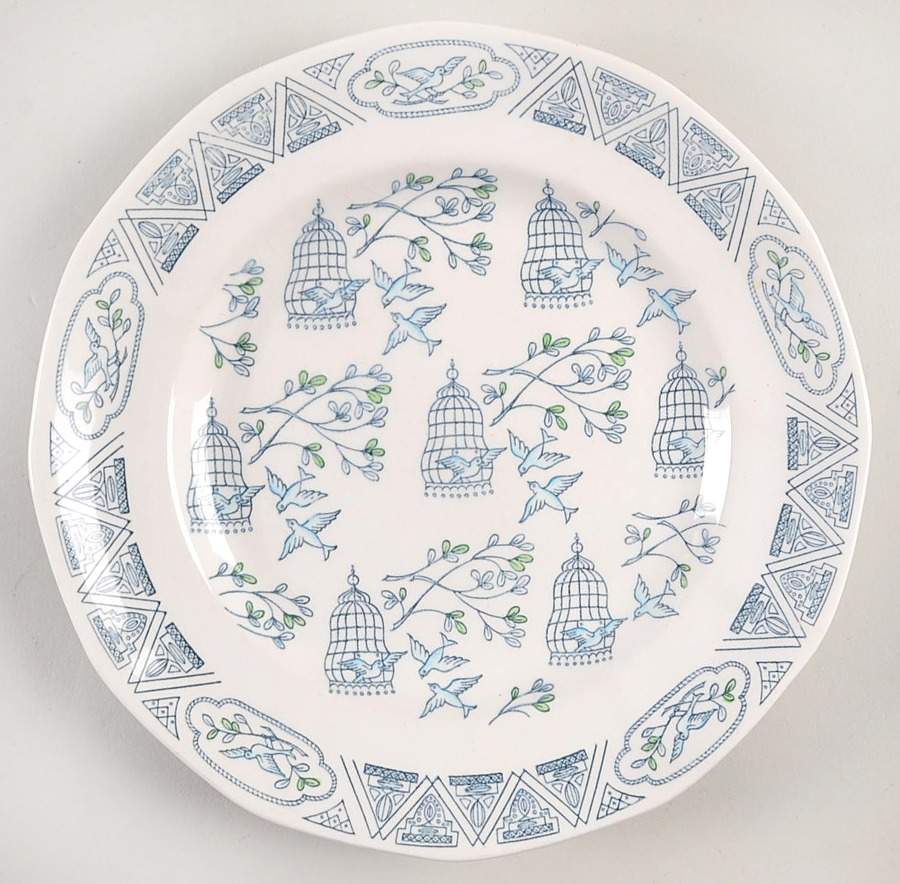 Khayyam Rubaiyat Salad Plate by Adams China-1