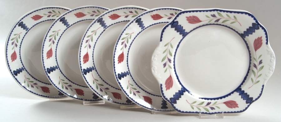 Lancaster 5 Piece Cake Set by Adams China-1