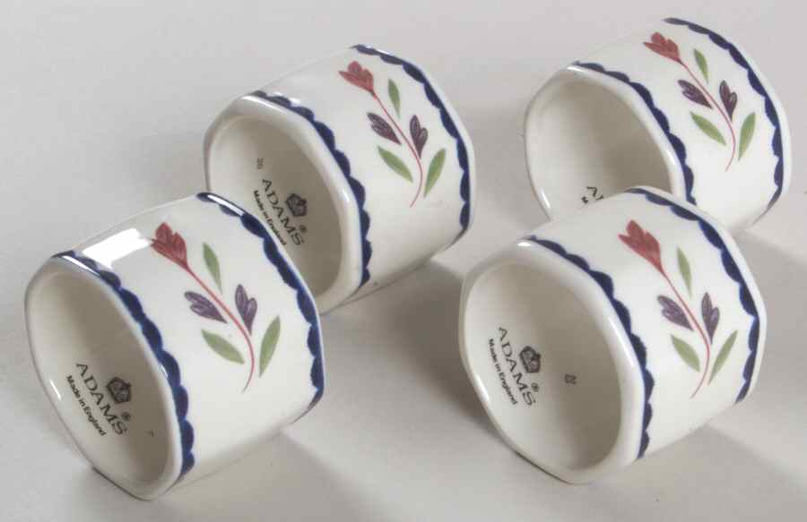 Lancaster Napkin Ring - Set of 4 by Adams China-1