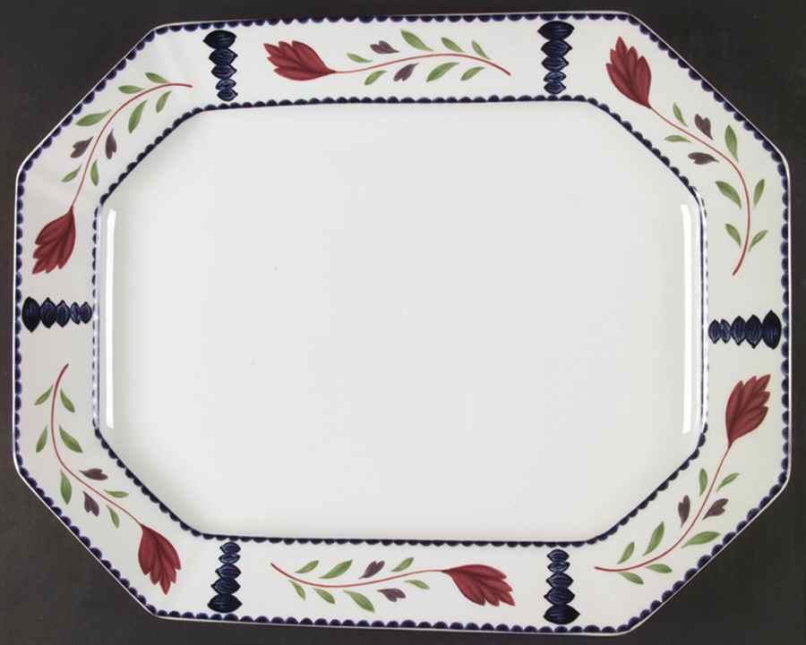Lancaster 16" Oval Serving Platter by Adams China-1