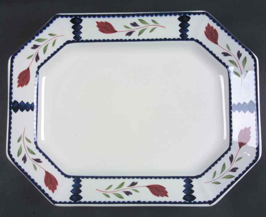Lancaster 13" Oval Serving Platter by Adams China-1