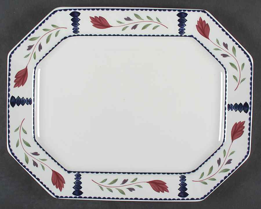 Lancaster 15" Oval Serving Platter by Adams China-1