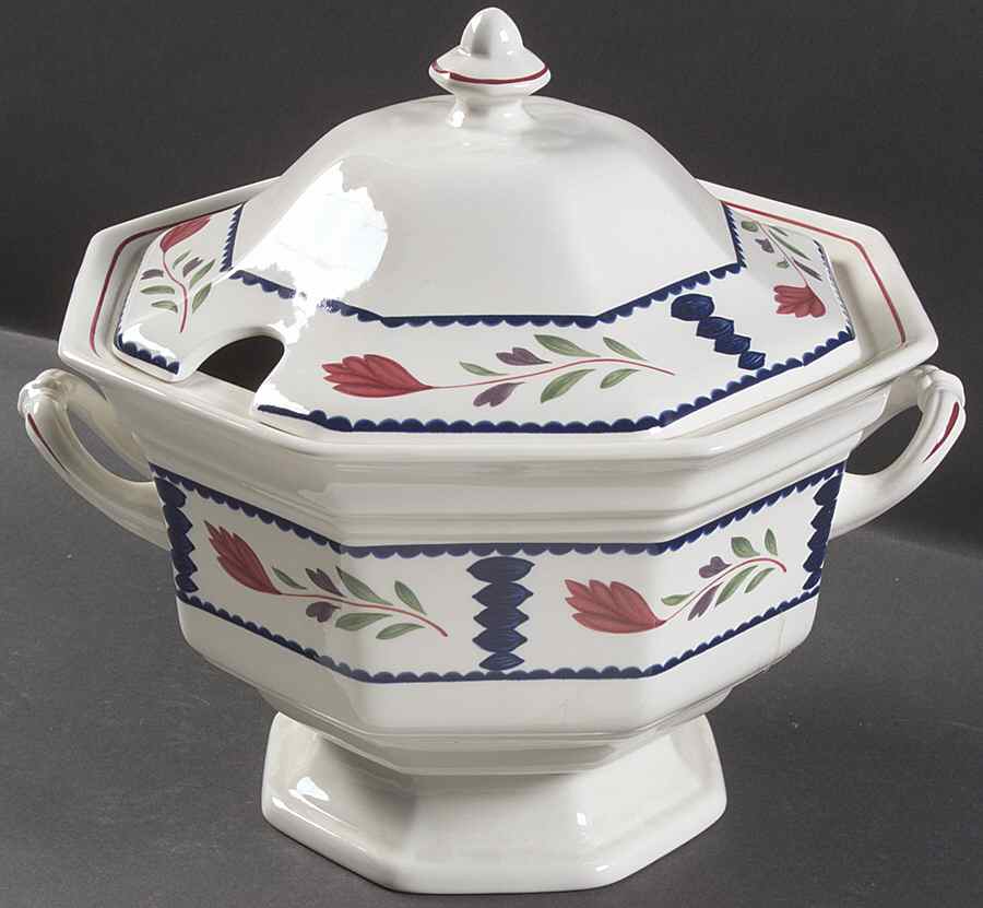 Lancaster Tureen &  Lid by Adams China-1