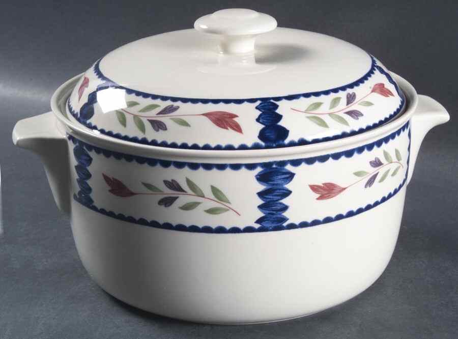 Lancaster 1 Qt Round Covered Casserole by Adams China-1
