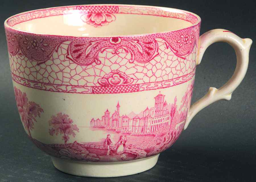 Landscape (Red and Cream) Oversized Cup by Adams China-1