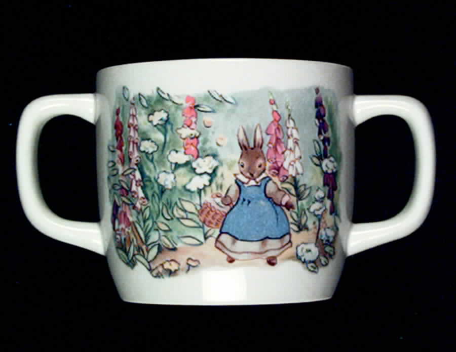 Little Grey Rabbit & Her Friends Child's 2 Handled Mug by Adams China-1