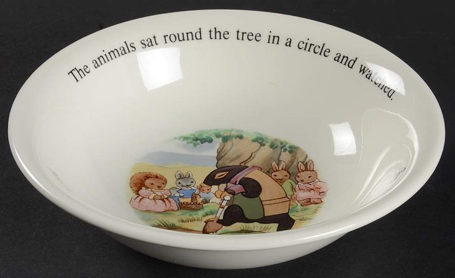 Little Grey Rabbit & Her Friends Child's Bowl by Adams China-1