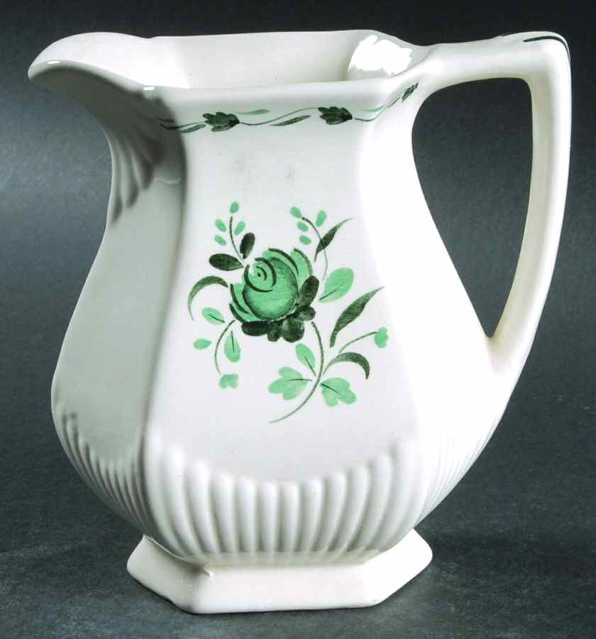 Lincoln (Green Vine on Rim) 24 Oz Pitcher by Adams China-1