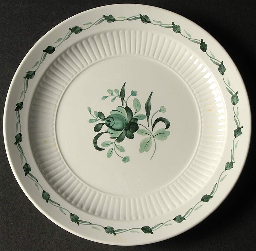 Lincoln (Green Vine on Rim) Salad Plate by Adams China-1