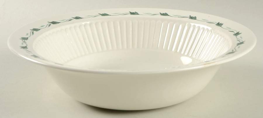 Lincoln (Green Vine on Rim) 9" Round Vegetable Bowl by Adams China-1