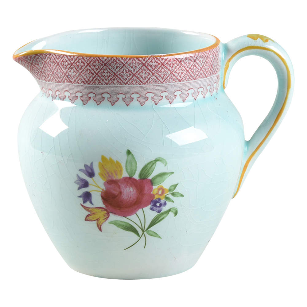 Lowestoft (Newer Backstamp) Creamer by Adams China-1