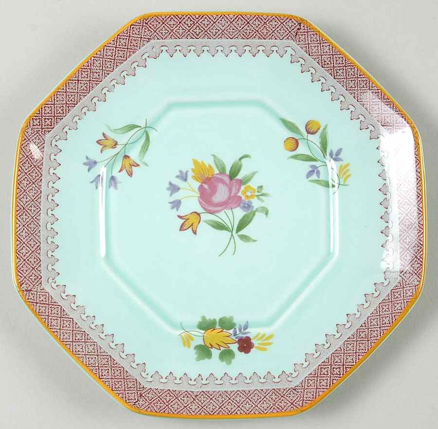 Lowestoft (Newer Backstamp) Underplate for Sauce Boat by Adams China-1