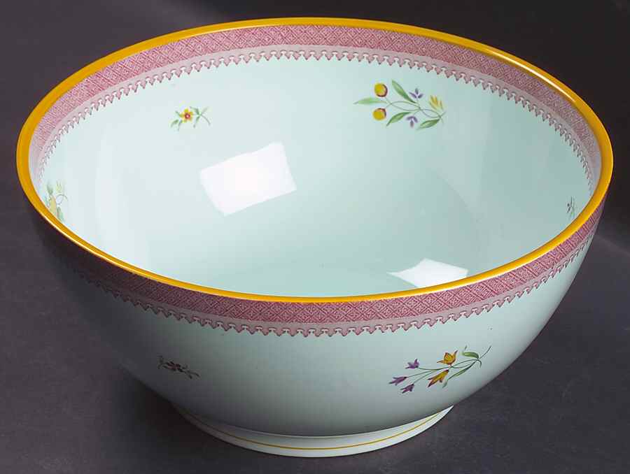 Lowestoft (Newer Backstamp) 10" Chinese Bowl by Adams China-1
