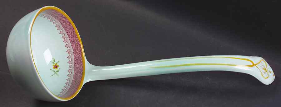 Lowestoft (Newer Backstamp) Tureen Ladle by Adams China-1