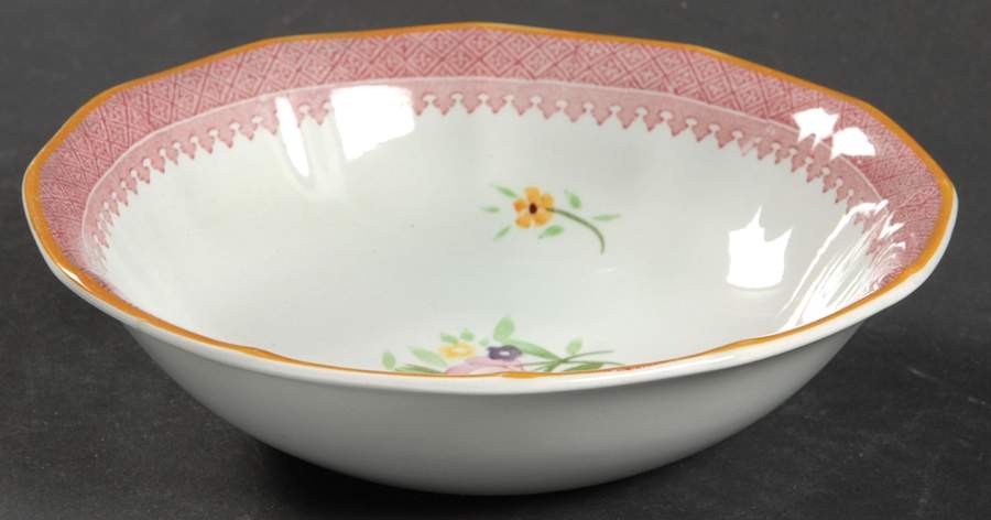 Lowestoft (Older Backstamp) Coupe Cereal Bowl by Adams China-1