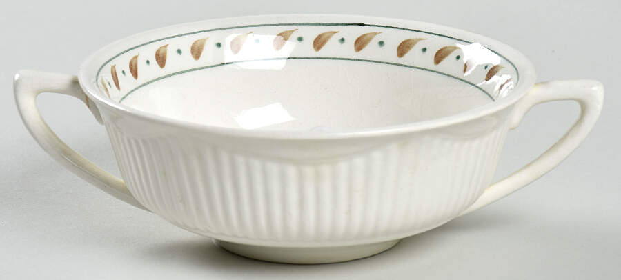 Madeleine Cream Soup Bowl by Adams China-1