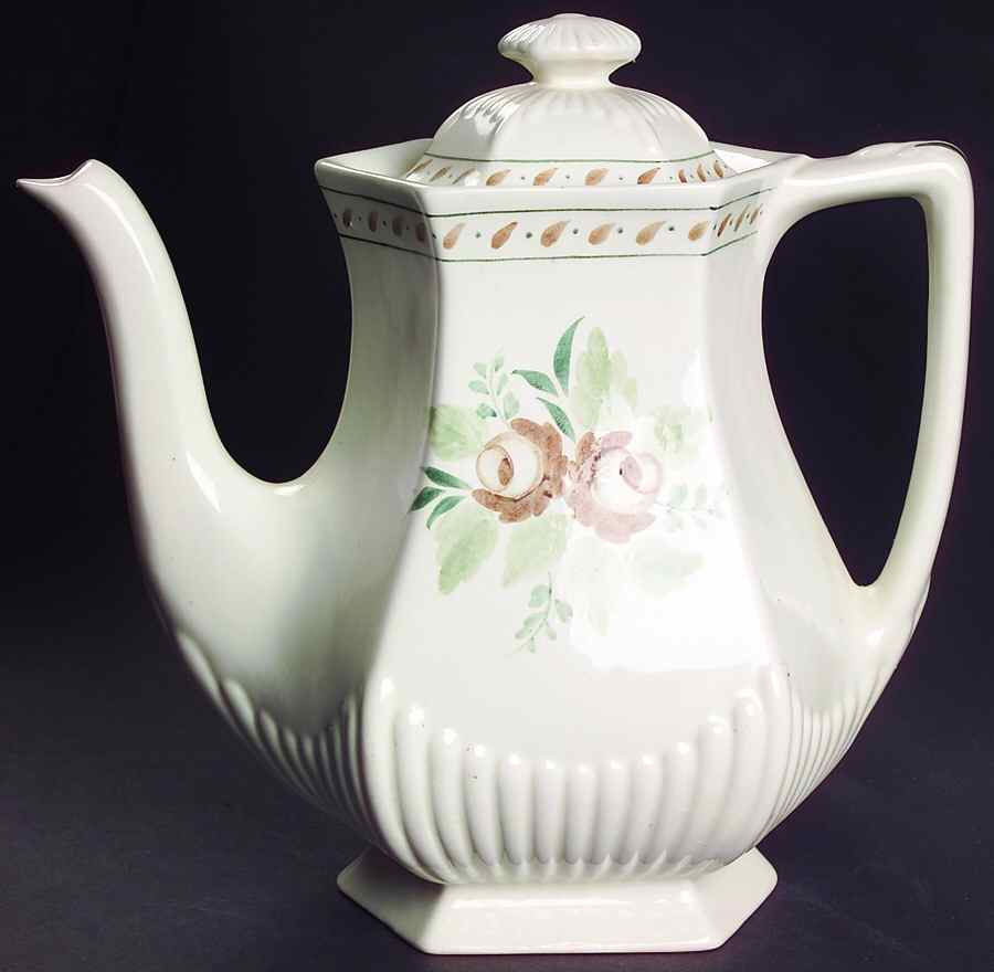 Madeleine Coffee Pot & Lid by Adams China-1