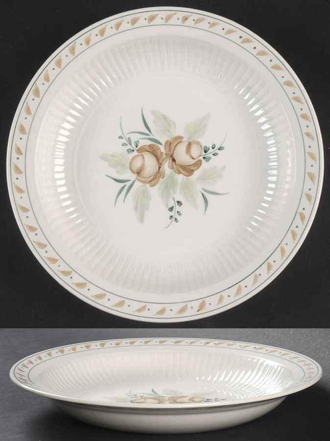 Madeleine Rim Soup Bowl by Adams China-1