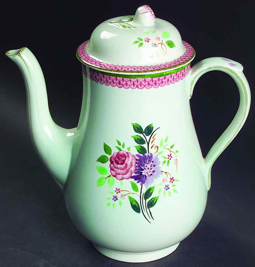 Mandalay Green Coffee Pot & Lid by Adams China-1