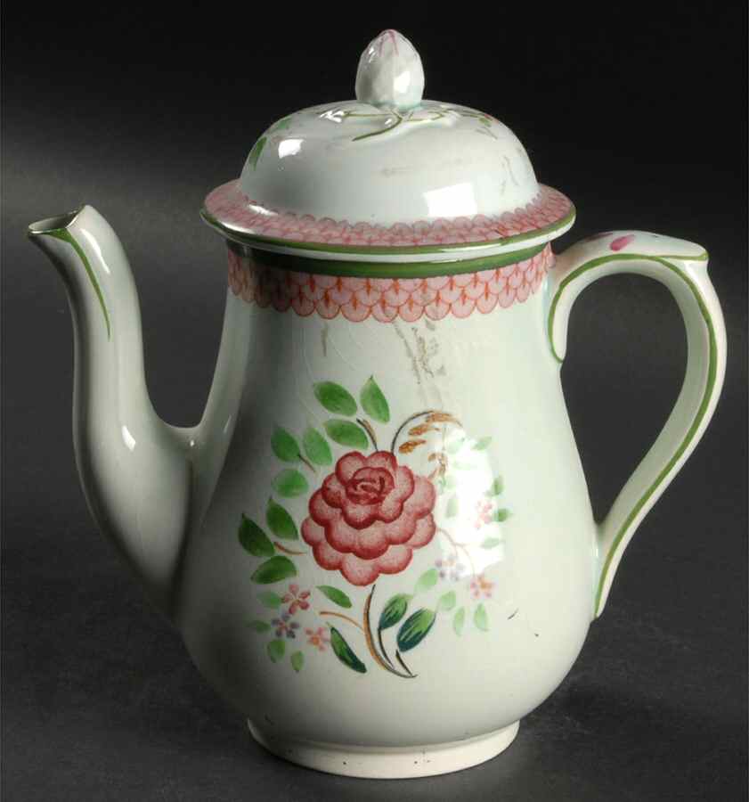 Mandalay Green Mini Coffee Pot & Lid by Adams China-1